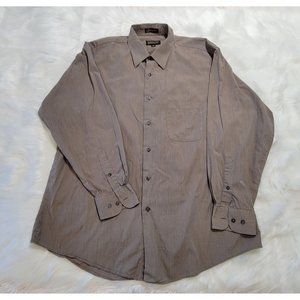 Joseph & Fiess International Men's Button Down Long Sleeve Shirt, Size 16.5